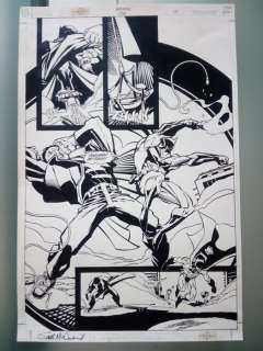 Batman #588 - Original half splash Page Art - First edition - (2001) | Catawiki