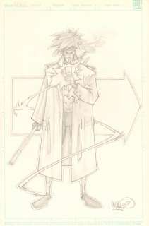 Micah J Gunnell - Gambit Pencil Commission - 2006 Signed