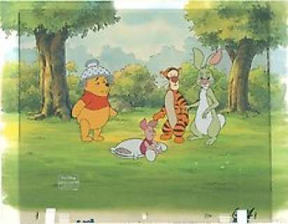 Winnie-the-Pooh - full scene, original animation artworks - First edition - (1997)
