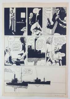 Attilio Micheluzzi - Tav. Origin. n. 8 "Capitan Erik: L’Ultima Nave Negriera" - Loose page - (1981) | Catawiki