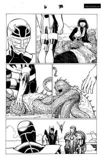 John Romita Jr. - Inks By Danny Miki & Jesse Delperdang | ETERNALS Issue # 6 - page # 38 | The Artist’s Choice