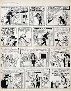 Tibet | Chick Bill, planche n°2 Ã  l’encre de Chine de l’… | Banque Dessinée