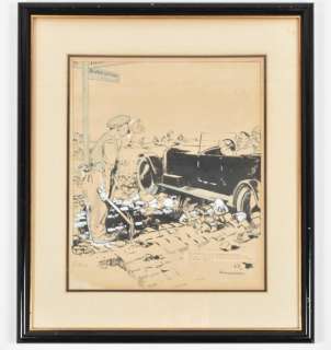 [ORIGINAL BOOK & COMIC BOOK ARTWORK] [OLYMPICS] PIET VAN DER HEM (1885-1961) | Zwiggelaar Auctions