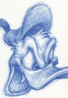 Donald Duck Portrait - Original Drawing - Joan Vizcarra Signed - Original Artwork | Catawiki