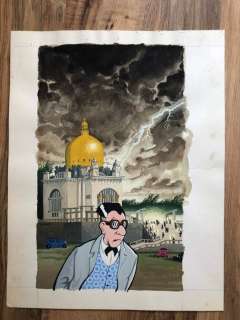 Humblet, Jean-Louis - Dessin original couleur - Couverture - Gotcha T1 - Valse sur une nuit d’orage - (1990) | Catawiki