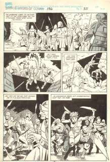 Al Williamson, Steve Carr - Savage Sword of Conan, the #186 P.35 - Knife Throwing Babe Action - 1991