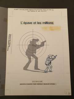 Maltaite, Éric - Dessin original - Page de titre - 421 T0 - L’Épave et les millions - (1983) | Catawiki