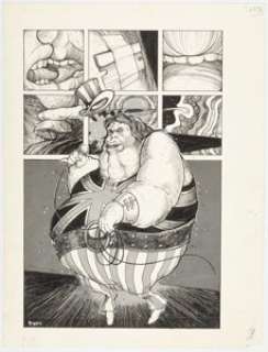 Irons, Greg | Greg Irons The Organ Newspaper Controversial "Mick Jagger" Story Page Original Art (c. 1970).... | Heritage