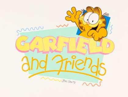 Jim Davis Studio | Jim Davis Studio Garfield and Friends Logo Illustration Original Art (c.1988).... | Heritage