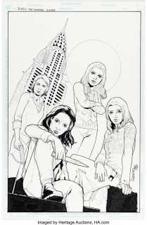 Jeanty, Georges | Georges Jeanty and Dexter Vines Buffy The Vampire Slayer Season Eight #16 Cover Original Art (Dark Horse, 2008).... | Heritage