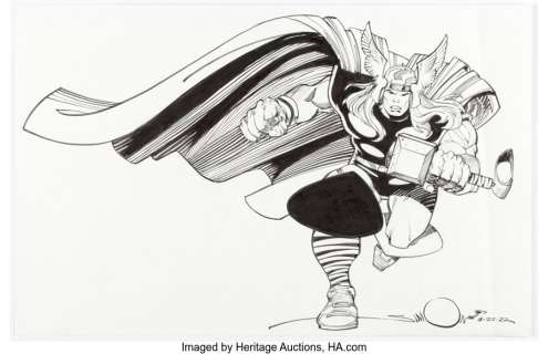Simonson, Walt | Walt Simonson - Thor Illustration Original Art (2022).... | Heritage