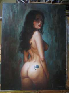Greg Staples - Swallow Nude portrait Large art