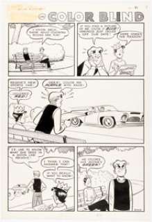 Harry Lucey Archie #137 Complete 1-Page Story "Color Blind" Original Art (Archie, 1963). | Heritage