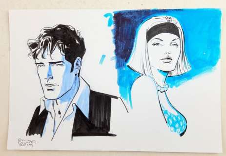 Dylan Dog - Bruno Brindisi - Illustrazione Originale - Loose page - (2019) | Catawiki