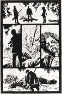 Max Fiumara and Sebastian Fiumara Warren Ellis Blackgas #1 Story Page 2 Original Art (Avatar Press, 2006).