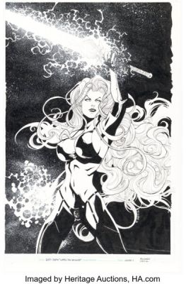 Richard Ortiz Lady Death: The Wicked #1/2 Cover Original Art (Avatar Press, 2005). | Heritage