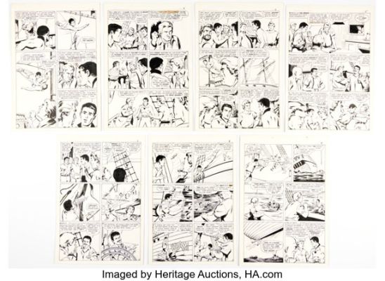 John Rosenberger Adventures of the Jaguar #15 Story Pages 2-8 Original Art (Archie, 1963). (Total: 7 Original Art) | Heritage