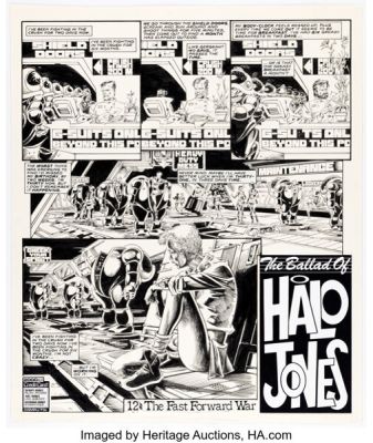 Ian Gibson 2000 AD Prog #463 The Ballad of Halo Jones Story Page 1 Original Art (IPC/Fleetway, 1986). | Heritage