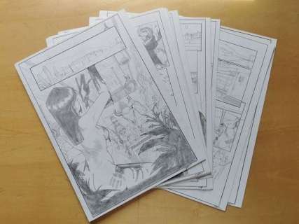 Marco Itri - 11x tavole originali storia inedita "Monster Hunter" - Loose page | Catawiki