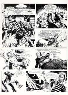 Bruno Brazil 8 - Originele pagina - Storm op de Aleoeten - (1976) | Catawiki