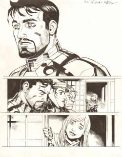 Reilly Brown - Avengers Vs. X-Men: Infinite #3 Digital Comic Page - Tony Stark, Scarlet Witch, Beast, And Hope Summers - 2012 Signed