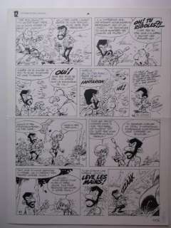 Pierre Seron | Les Petits Hommes: "’Voyage entre 2 Mondes" pl. 20, 1989 | Galerie Neunte Kunst