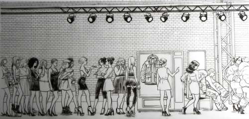 Emmanuel Reuzé | « Faut pas prendre les cons pour des gens » – Filles et Doudounes Sortie – Illustration Originale | Zic et Bul