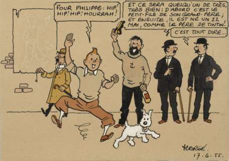 Hergé (Georges Remi Dit) | Hip! Hip! Hourrah | Artcurial