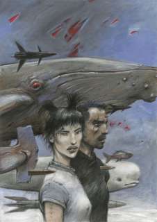 *Enki Bilal Né En 1951 La Couleur de L’air Acrylique, Pastel Et Crayon Pour La Couverture de Cet Album Publié En 2014 Aux Édi... | La Couleur de l’air | Artcurial