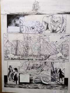 Michel, Guy - Planche originale (p.22) - Surcouf 2 - Le Tigre des Mers - (2013) | Catawiki