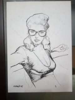 Secrétaire sexy - Dessin original par Tanino Liberatore - Signé | Catawiki