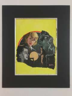 Carlo Jacono - Originale di Copertina "I Gialli Mondadori: Chi dice Donna..." - Firmato - Loose page - First edition - (1954) | Catawiki