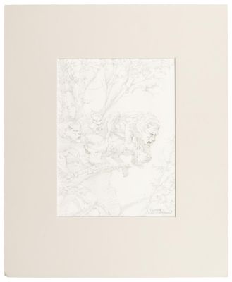 [Original Comic Art] BERNI WRIGHTSON * Pencil Preliminary for Berni Wrightson Series Two" Trading Card" | PBA Galleries