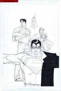 Leinil Yu Gerry Alanguilan - Covers / pinups issue superman birthright # 3 page cover