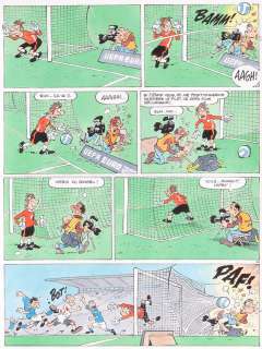 Gã¼Rsel | Les Foot furieux, ensemble de 3 planches Ã  l’encr… | Banque Dessinée