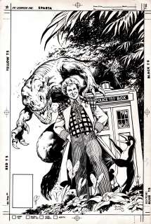 Alan Davis - doctor who: age of chaos #1 cover (1994)