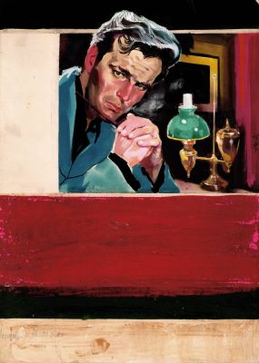 Mario Tempesti | Copertina Il Falco d’oro (Anonymus, Pavone Mondadori) | Tavole Originali