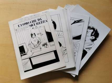 I Casi della Vita special #28 - 99 x tavole originali - episodio semicompleto "L’ uomo che dÃ  Sicurezza" - Loose page - First edition | Catawiki