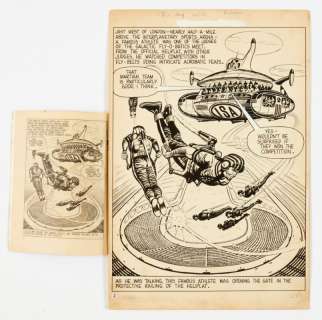 Rick Random original artwork (1958) by Ron Turner for Super… | Comic Book Auctions ltd