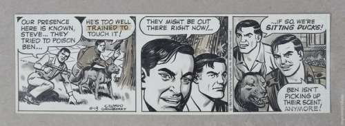 Original Art: Buz Sawyer Comic Strip, August 13, 1984 by John Celardo | mycomicshop.com