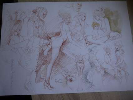 Erich von GÃ¶tha - Dessin original (publié) - Les carnets secrets de Janice - (1999) | Catawiki