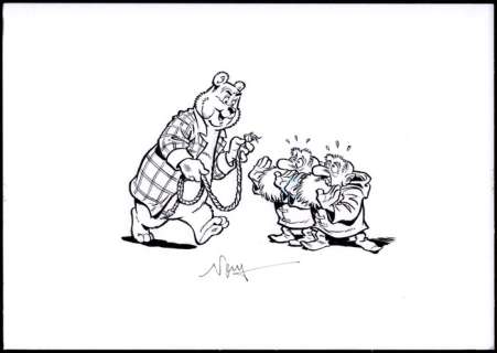 Raymakers, Wil - Originele covertekening - Alle verhalen van O. B. Bommel en Tom Poes - ‘Daar steekt iets achter ‘ - (2009)