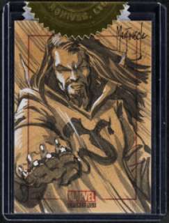 2012 Rittenhouse Marvel Bronze Age - Mandarin by Warren Martineck - Sketch Card | Heritage