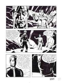 Nathan Never n. 68 - Bonazzi - 5x Tavole Originali "Ail pianeta rosso" - Loose page - (1997) | Catawiki