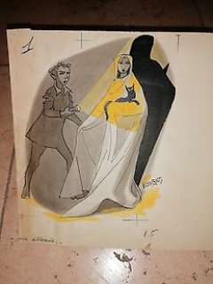 A. Bonfanti - 3x illustrazioni originali - Loose page