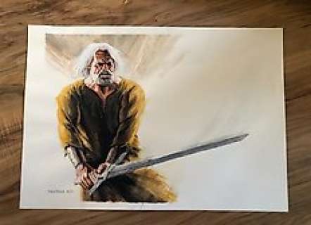 Tarumbana - Dessin original - Hector - La Muraille - (2014)