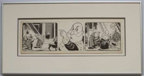 Marten Toonder/Piet Wijn - Originele tekening Koning Hollewijn