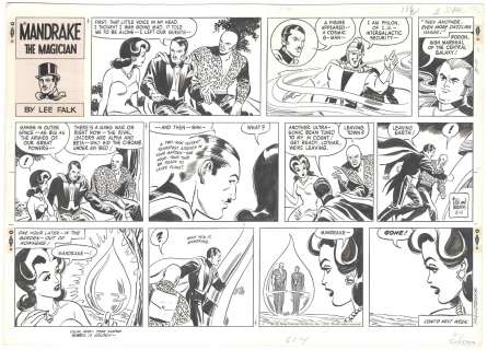 Falk & Davis | Falk & Davis - Mandrake 5/11/1969 Original Sunday Page Art | Russ Cochran
