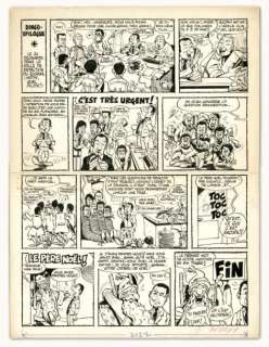 Marcel Gotlib | DINGODOSSIERS Encre de Chine pour le Dingo-épilogue publié | Millon