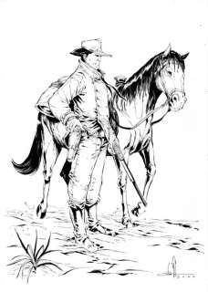 Tributo a Tex Willer - N. Tamburo - China su carta - Loose page - (2020) | Catawiki